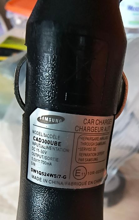 Ładowarka samochodowa Samsung micro USB