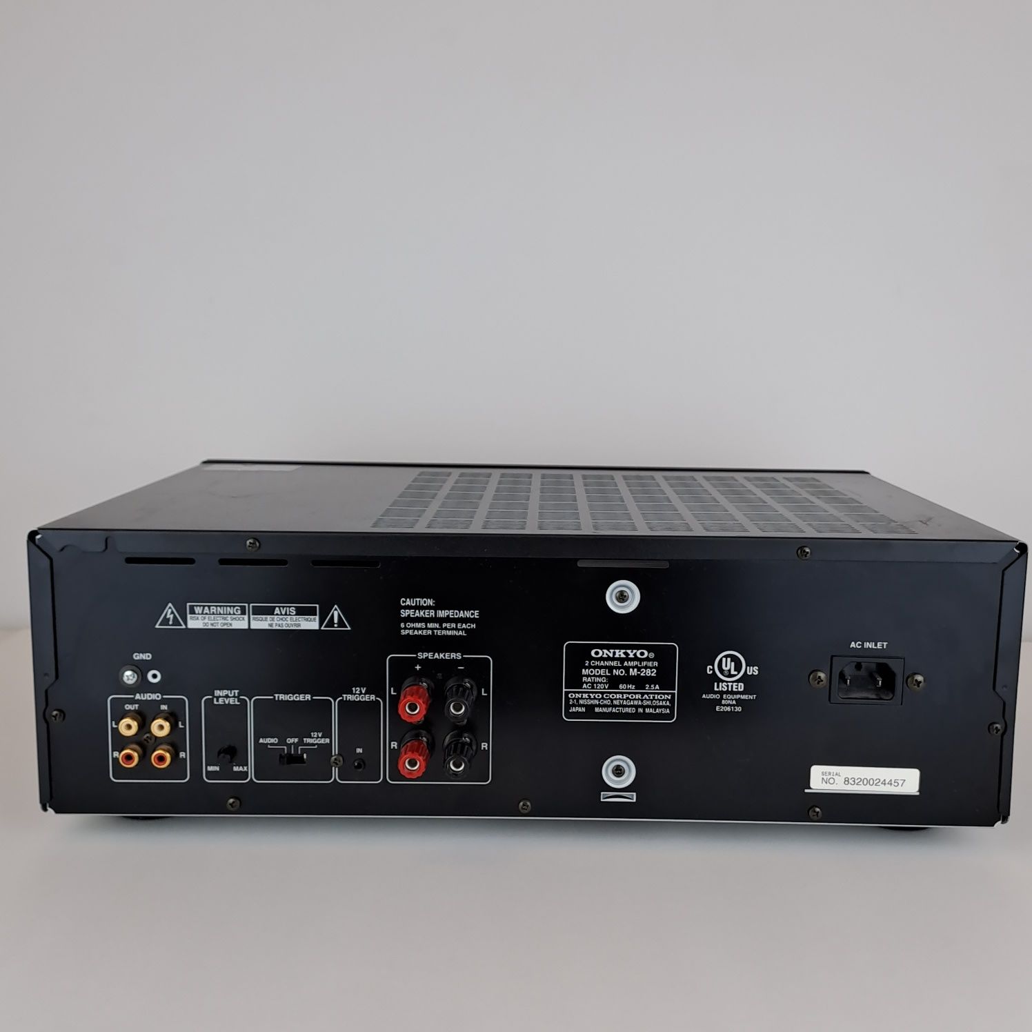 Onkyo M-282 Power Amplifier