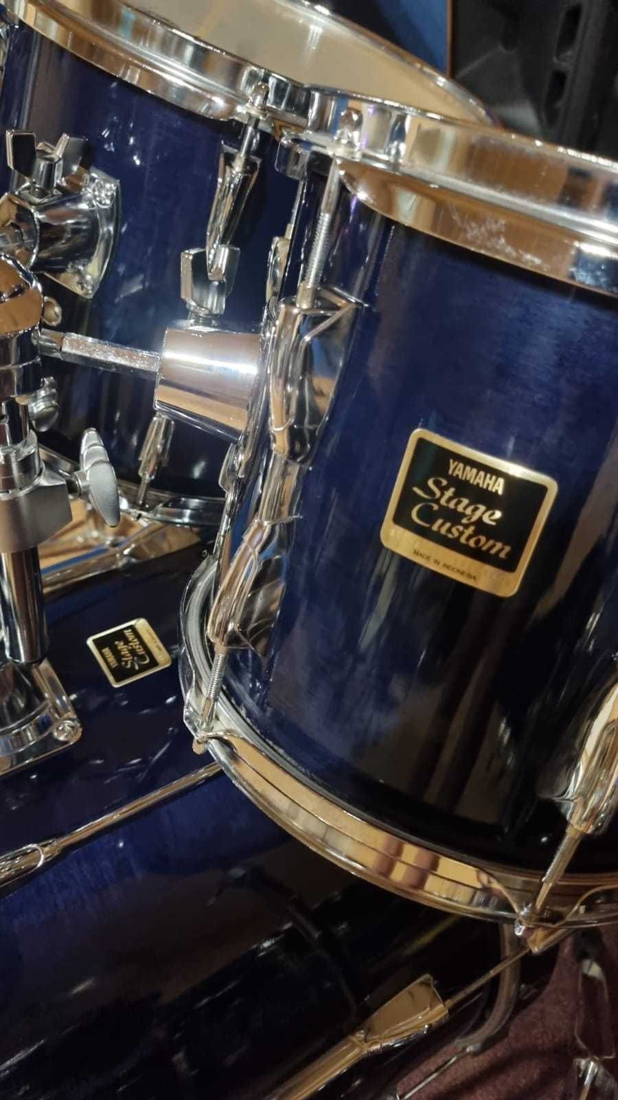 YAMAHA STAGE CUSTOM bass drum 20" - komplet + talerze SABIAN B8Pro