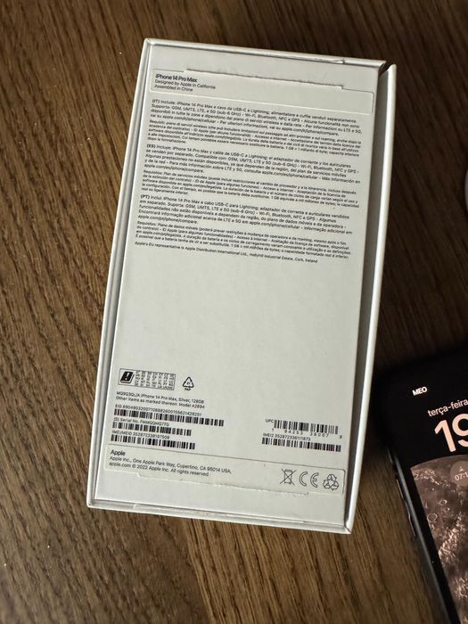 iPhone 14 Pro Max 128 GB – Branco Prateado / Cromado