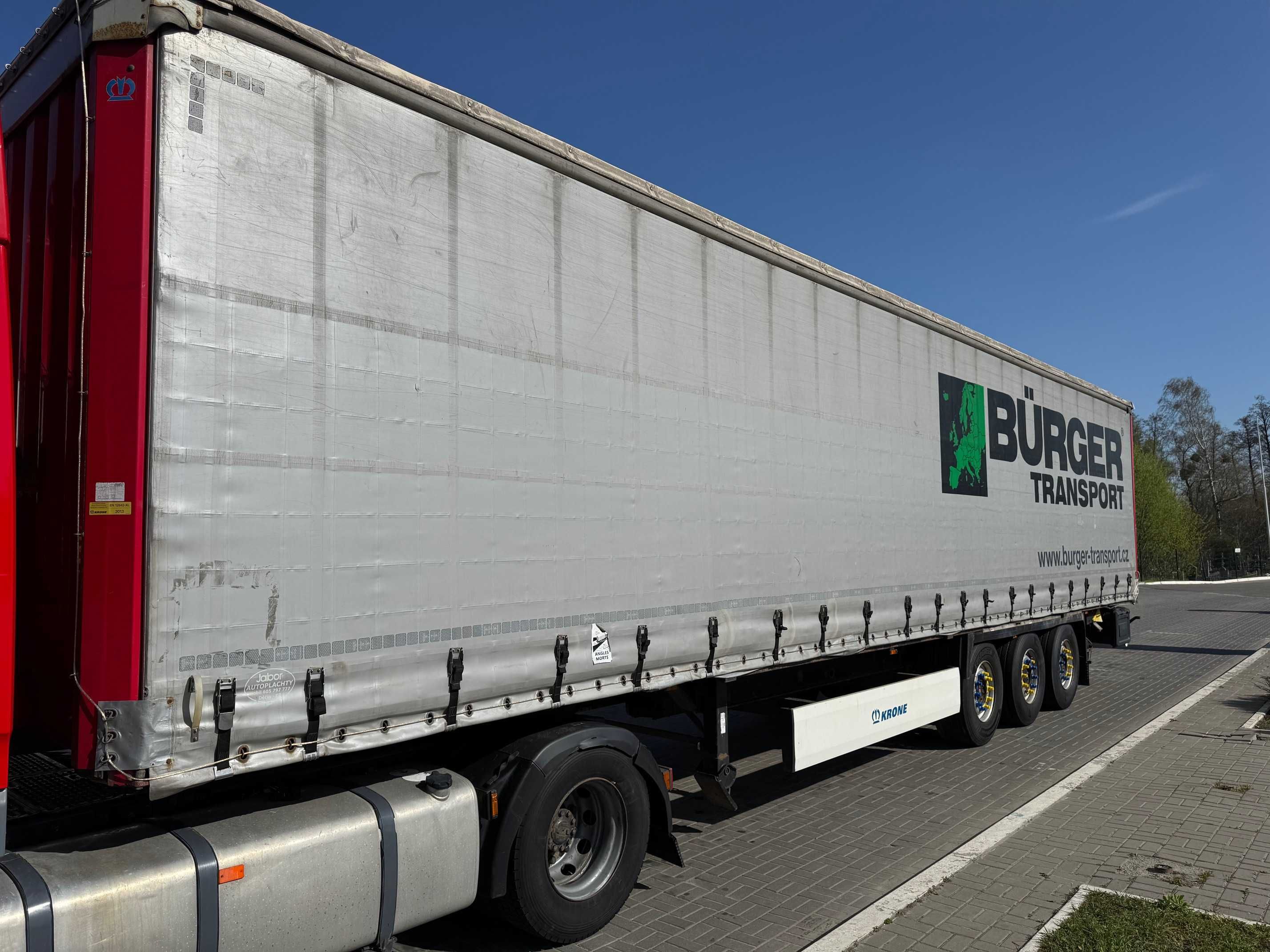 Напівпричеп тентований KRONE