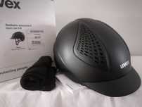 Kask jeździecki toczek Uvex Reithelm Exxential II Black S/M 55-57cm