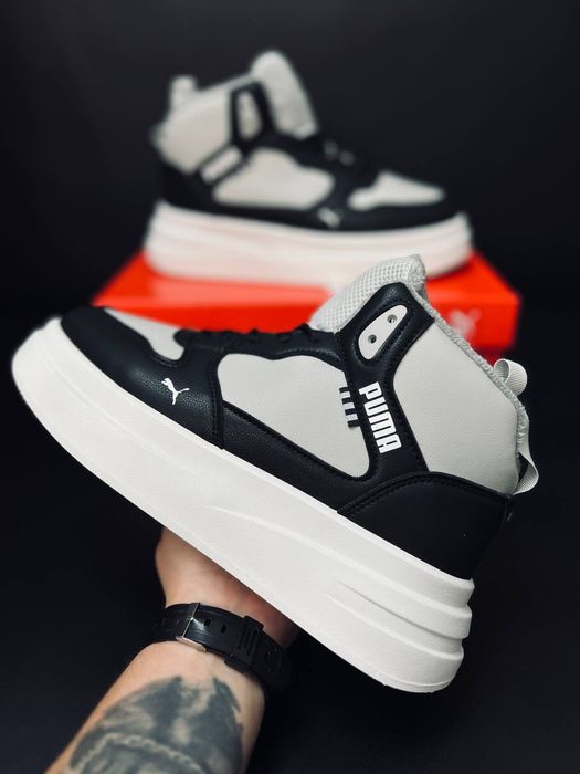 Женские кроссовки Puma Кожаные зимові кросівки пума