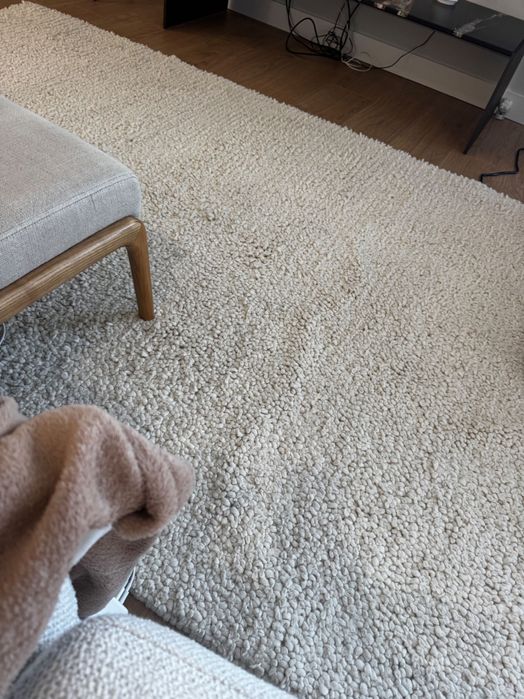 Tapete de lã Zara 160x230 bege claro