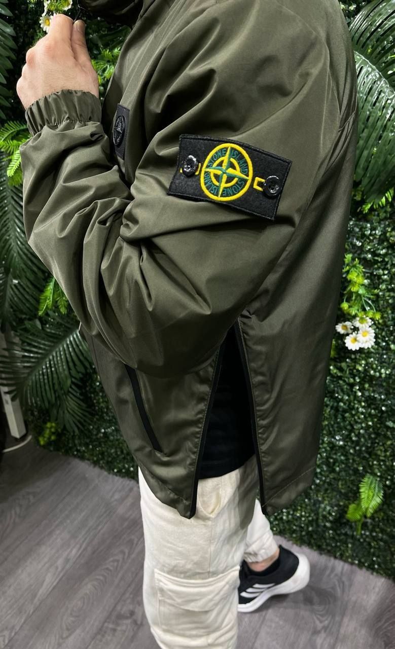 НОВЫЙ СЕЗОН ЕКСКЛЮЗИВ Мужская ветровка Stone Island - цвет хаки 2024