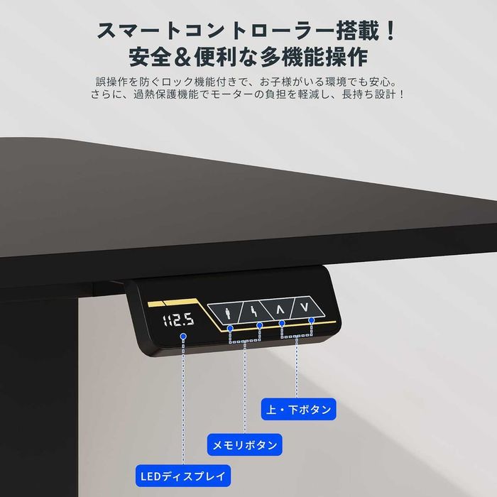 Nowe biurko elektryczne / stół / blat 140x60 / stanowisko PC !K543!