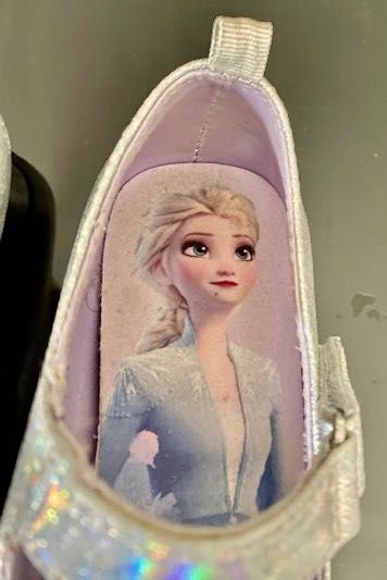 Elsa, Elza, Frozen, Kraina lodu holograficzne  baleriny buciki HM