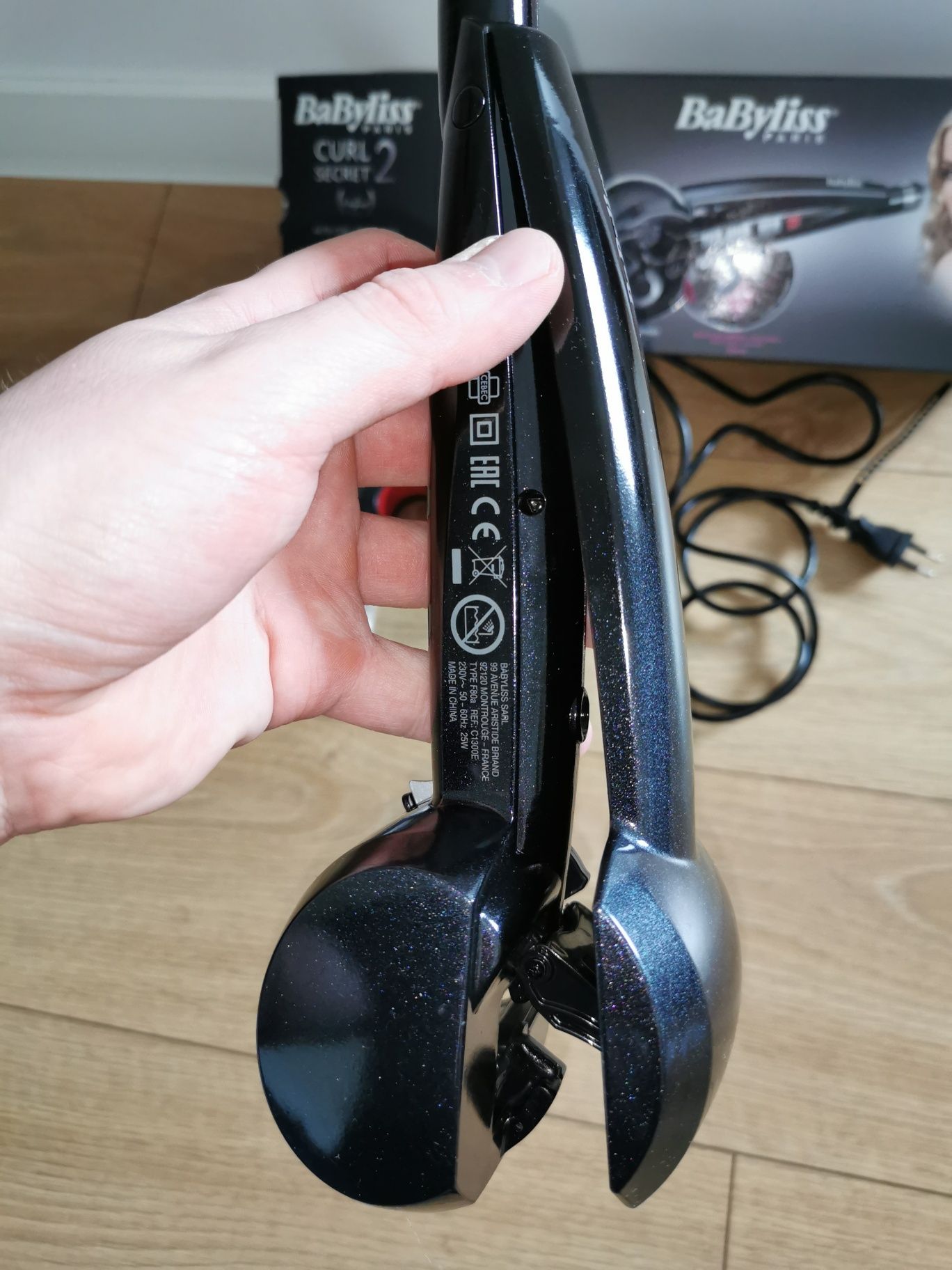 Lokówka autom. BABYLISS C1300E Curl Secret 2 używana stan idealny