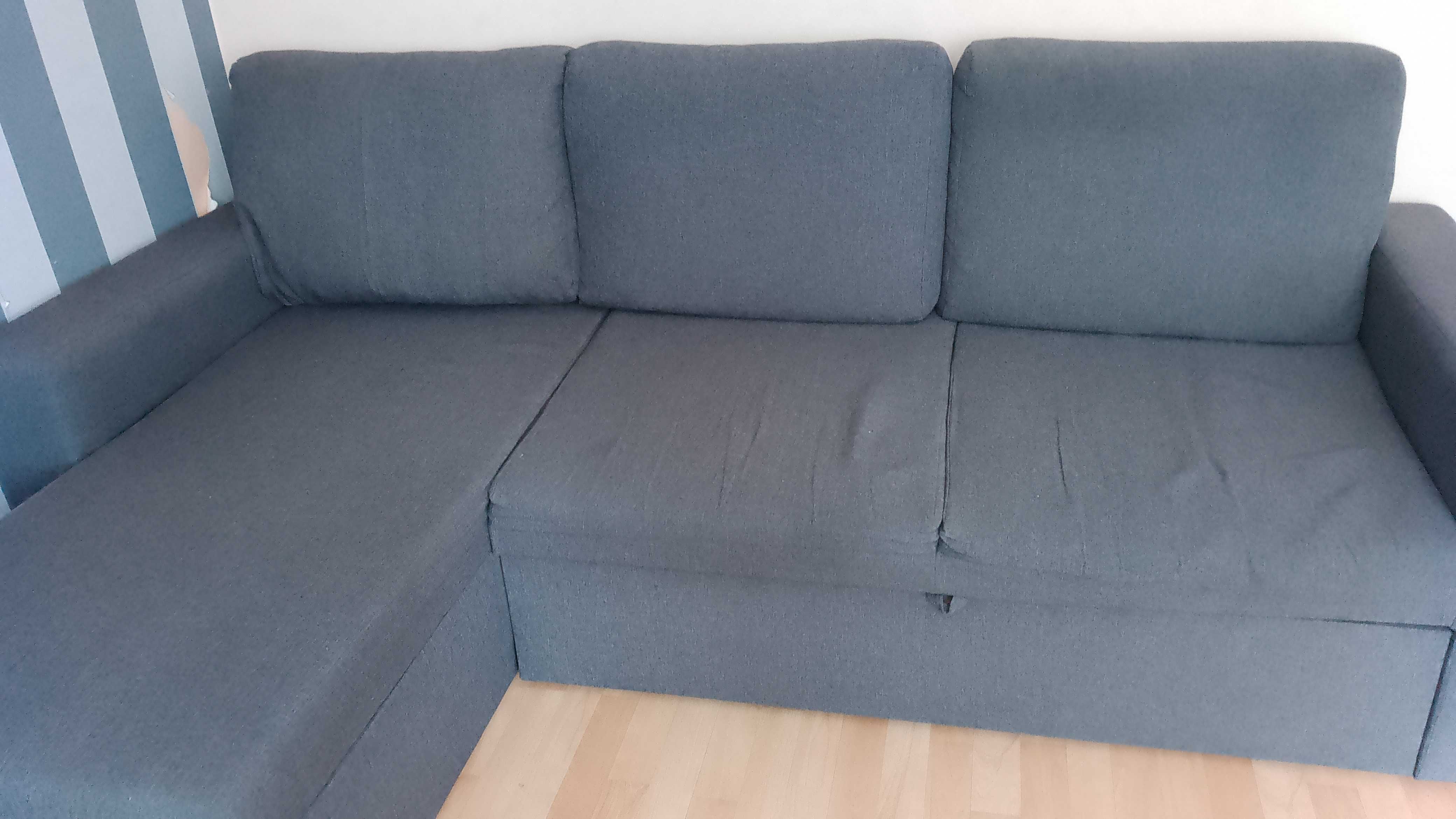 Kanapa narożna szara