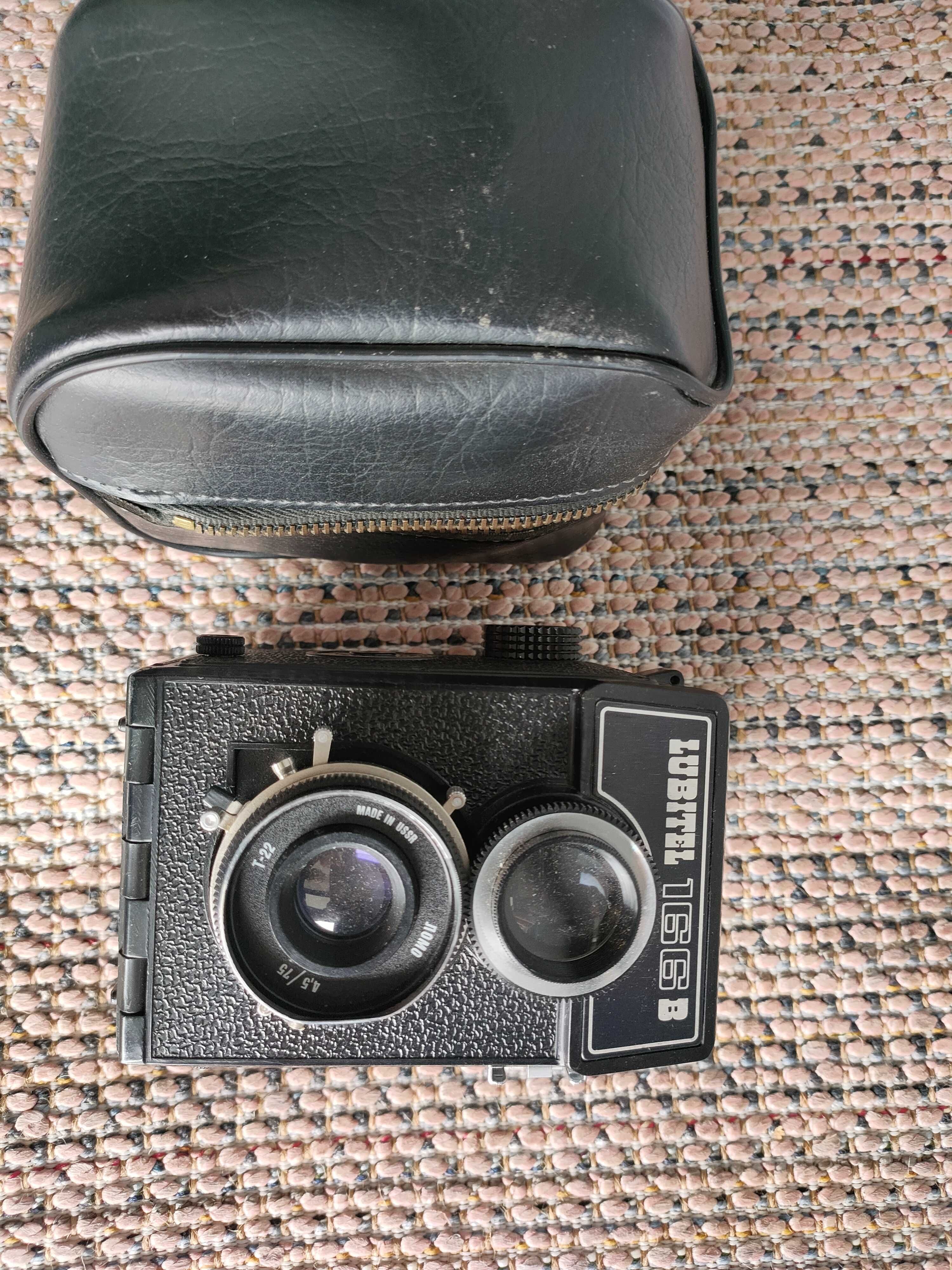 Aparat ZSSR  Zenit ET, FOD 5B, Lubitel 166B - ZESTAW
