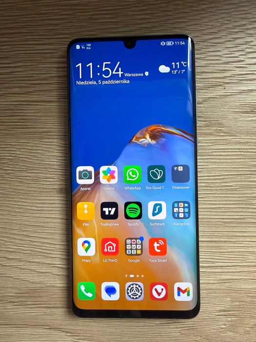 Huawei P30 Pro 6/128, stan idealny, z ładowarką