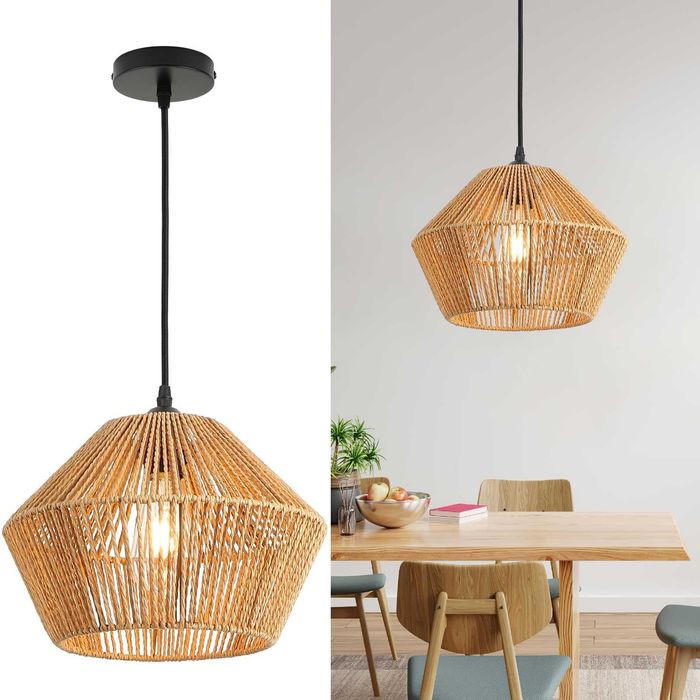 Nowa lampa wisząca / lampka / rattanowa / boho / FORCOSO !A188!