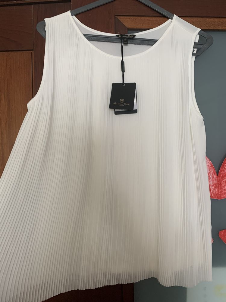 Top branco, novo. Massimo Dutti.