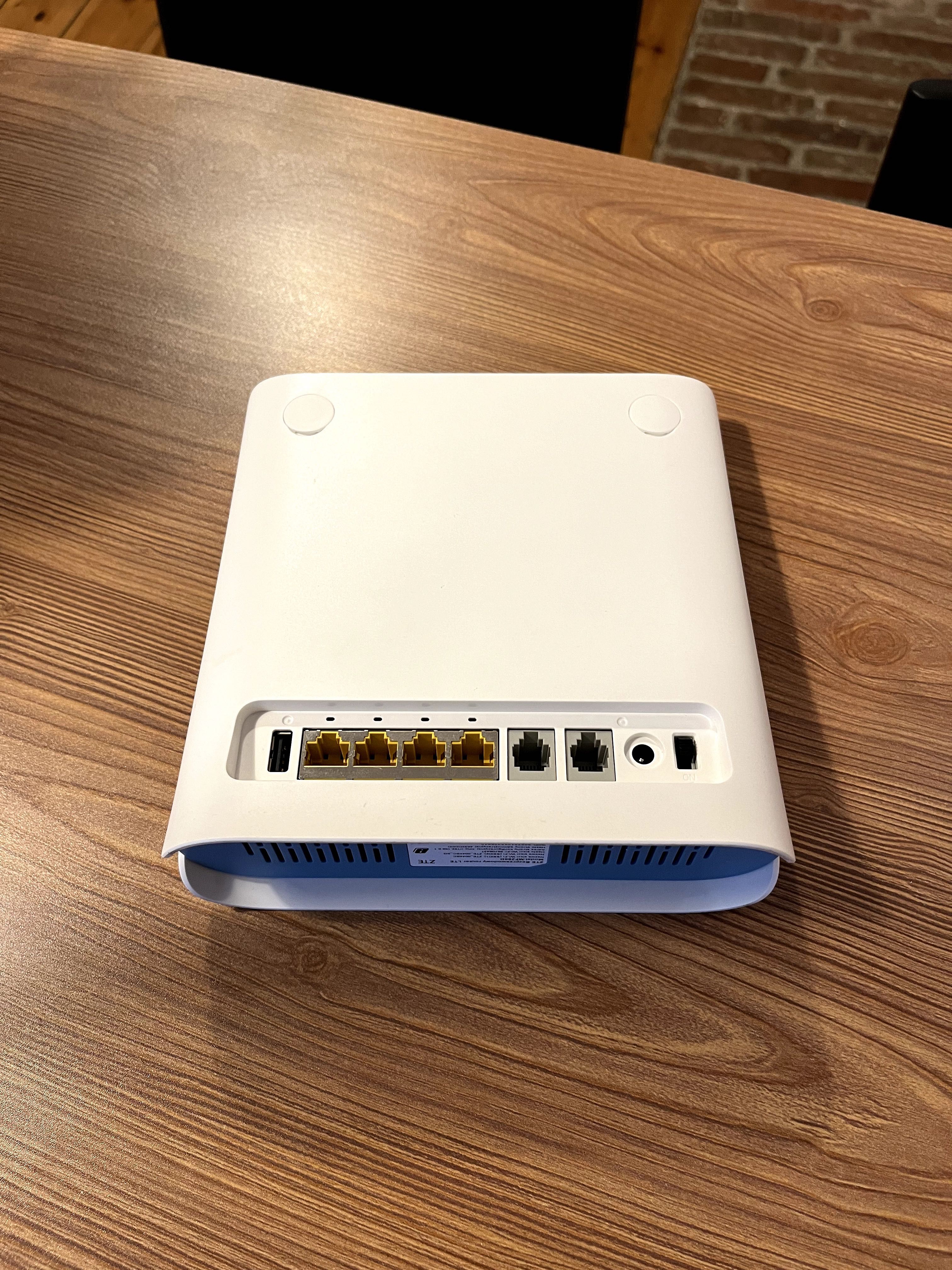 Router ZTE MF286D, bez SIMLock, WiFi,  LTE, agregacja 3x pasm
