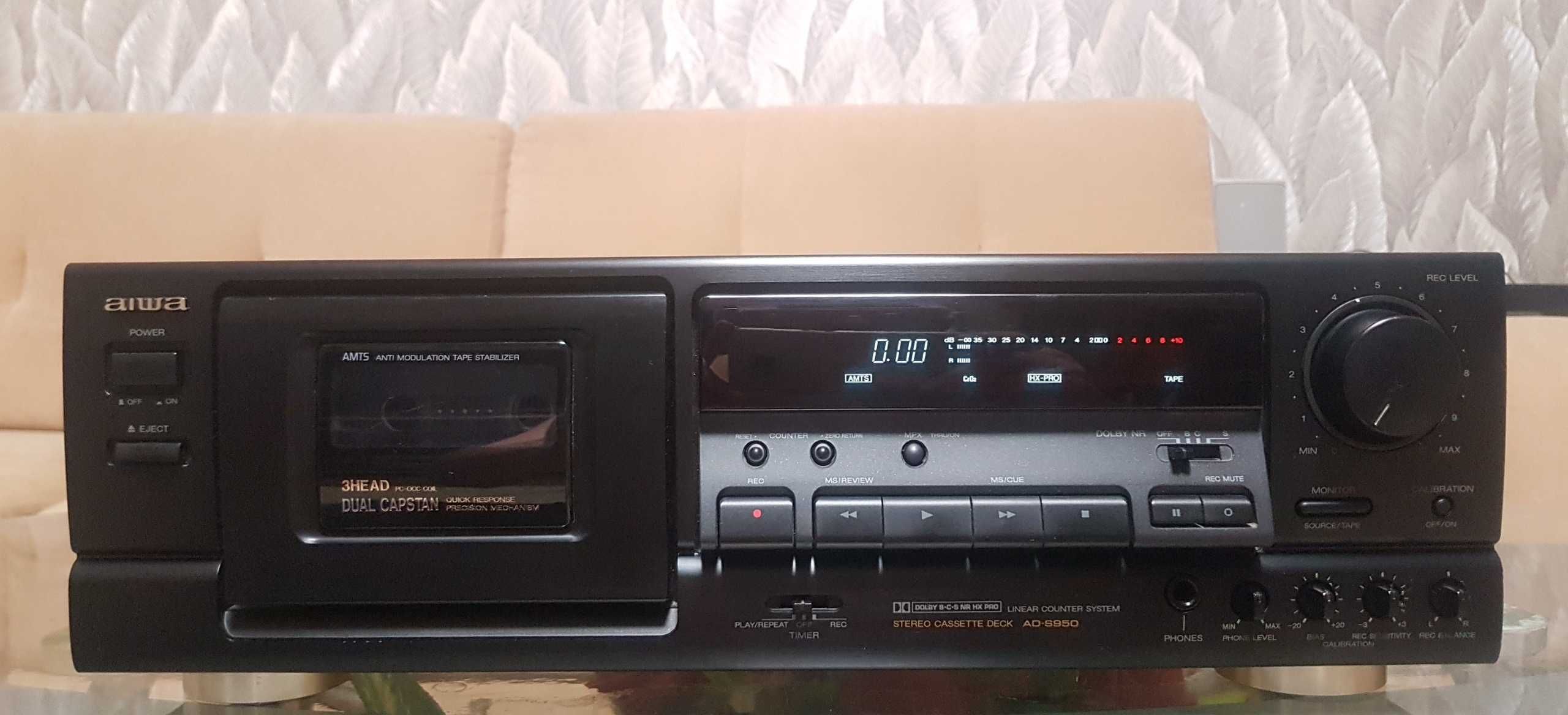 Кассетная дека AIWA AD-S 950 TOP! made in Japan/Singapore