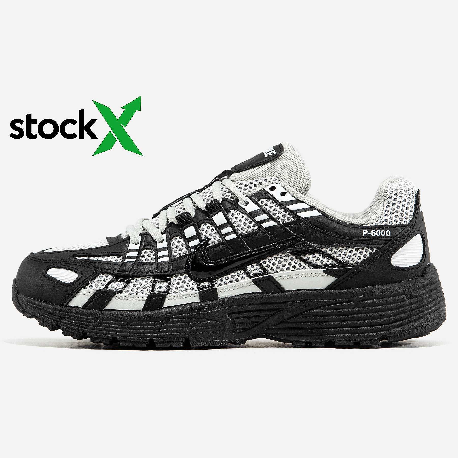 Мужские кроссовки Nike P-6000 Black&Grey. Размеры 41-45