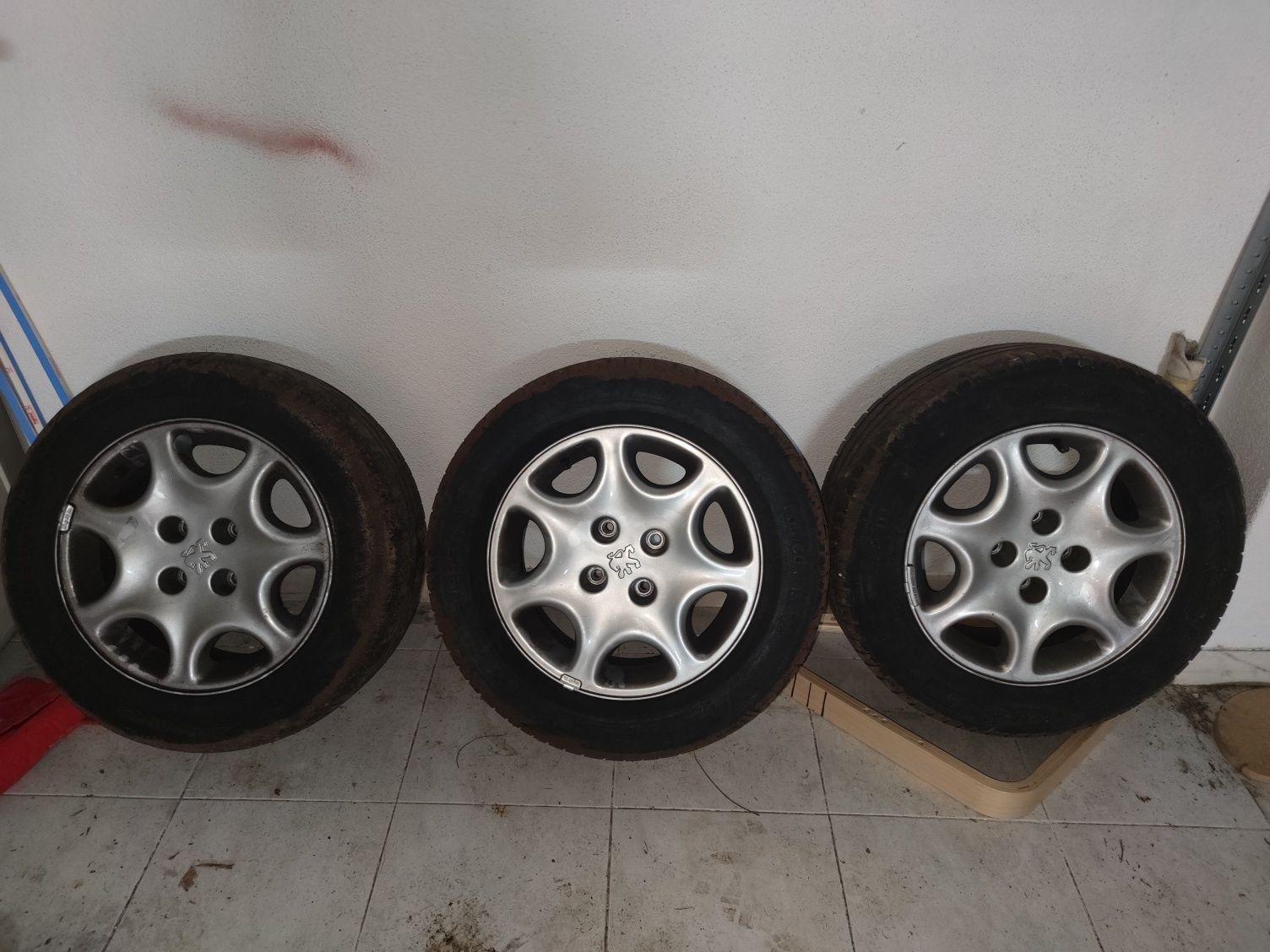 3x Jantes Liga leve para Peugeot 406