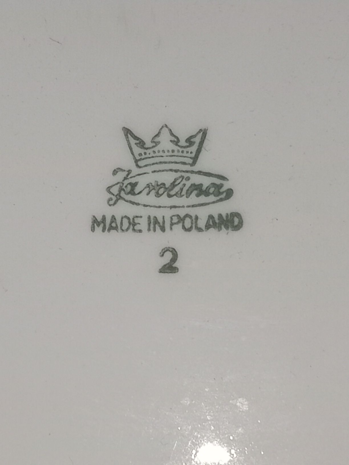 Porcelanowy talerz. Papież. Z czasów PRL-u