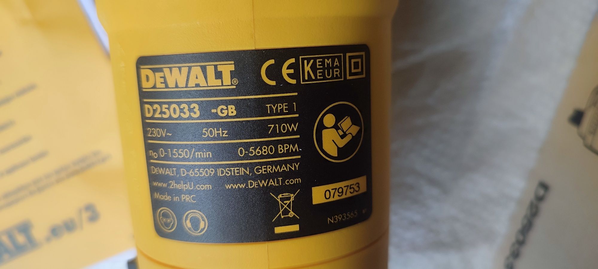 DeWalt перфоратор оригінал привезено з Англії