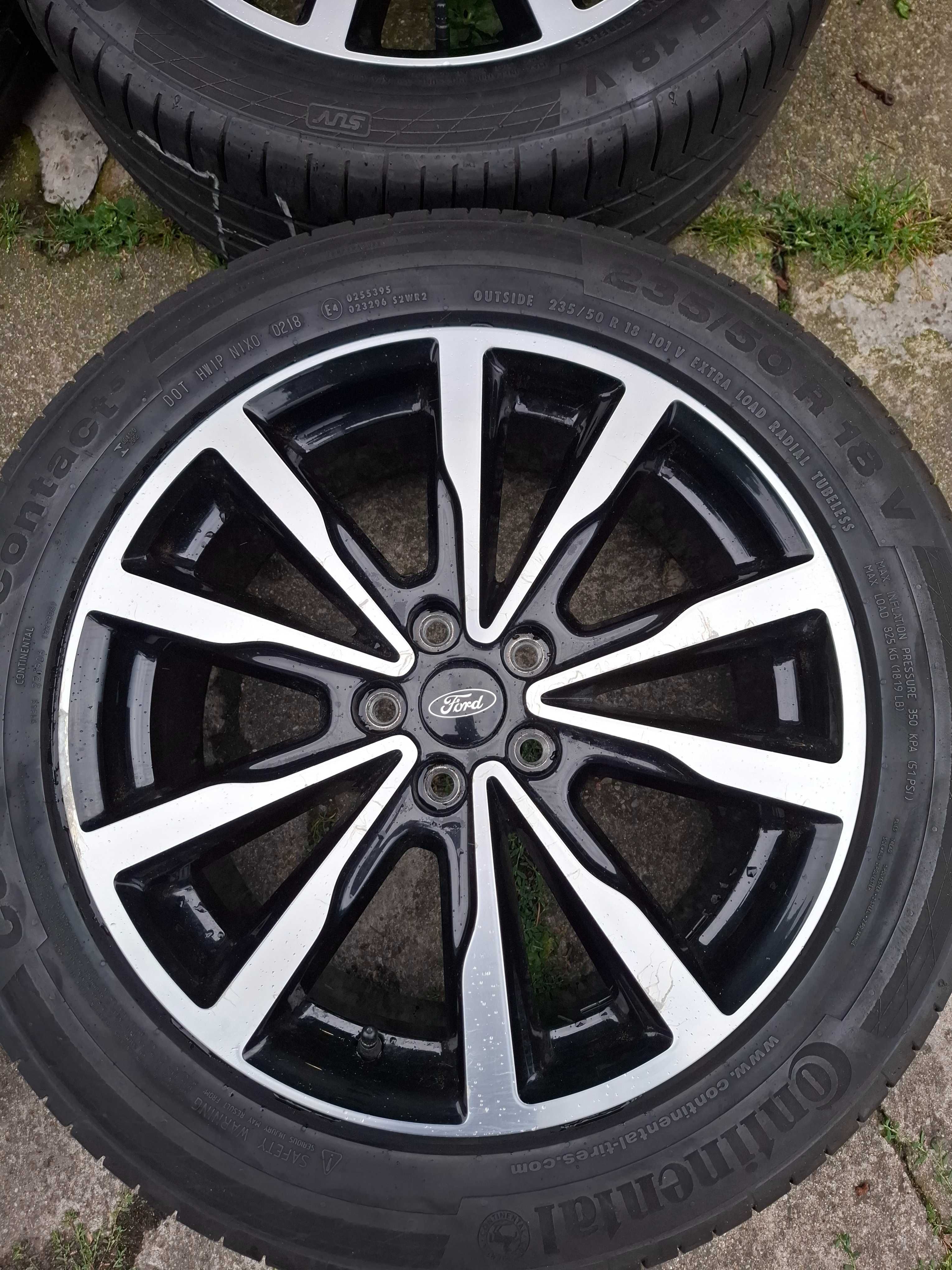 Koła letnie Alufelgi Ford Kuga MK2 S-Max Galaxy 235/50R18 5x108 ET52.5