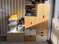 Szafa komoda, zestaw mebli ikea stuva