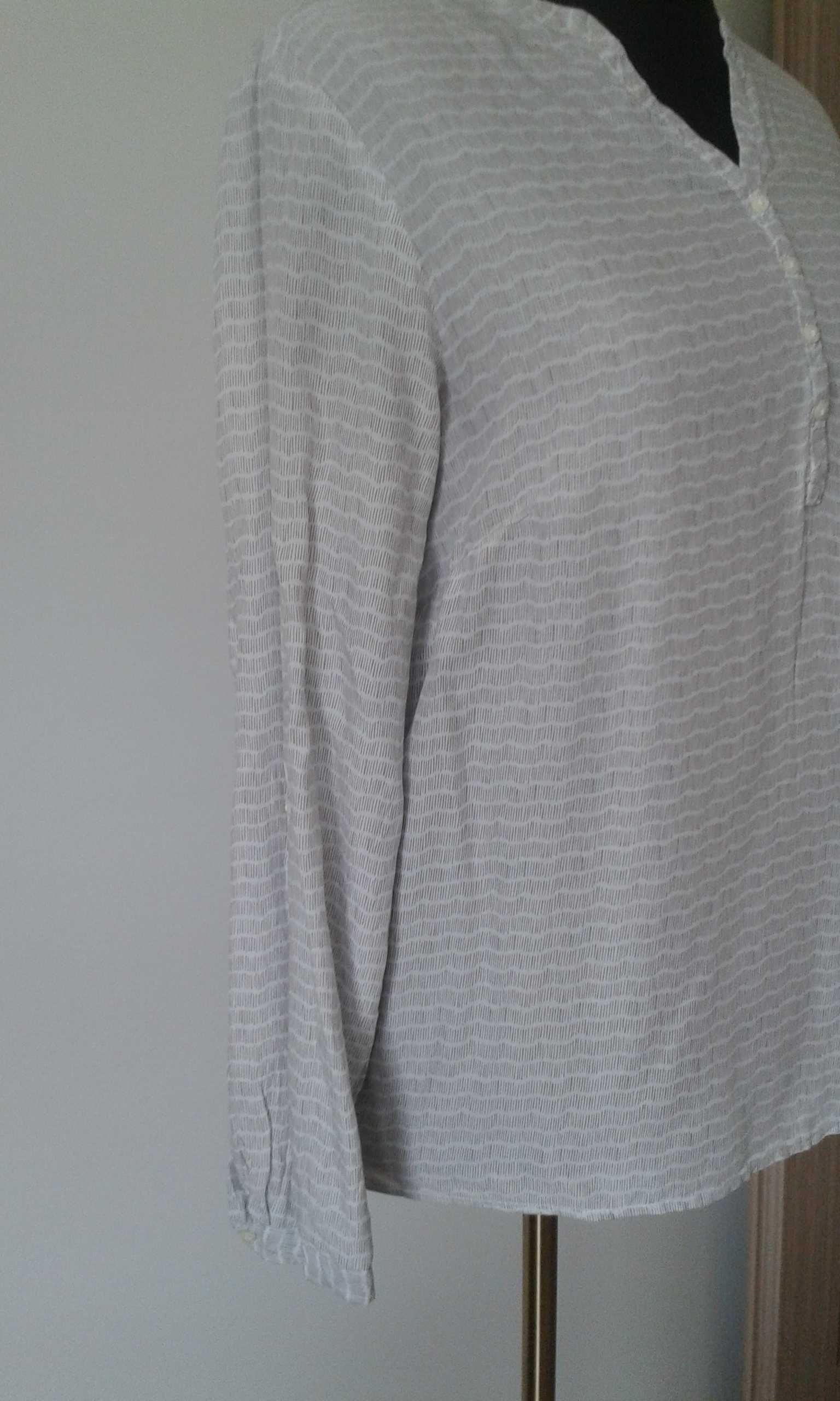 44/46 Koszula szara damska bluzka Plus size