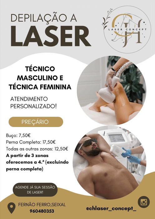 DEPILAÇÃO A LASER DIODO COM TÉCNICOS MASCULINO E FEMININA CERTIFICADOS
