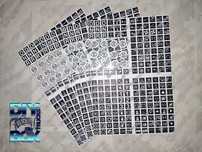 Mega Pack 198 Stickers V2 em Vinil laminado para ButtonBox