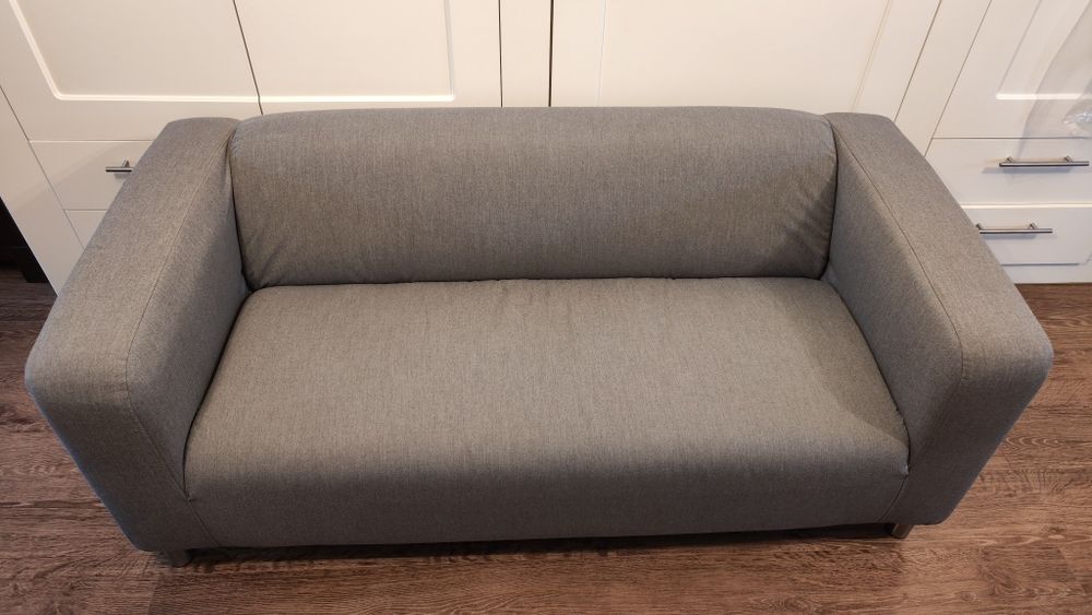 Sofa 2-osobowa Ikea KLIPPAN, szara