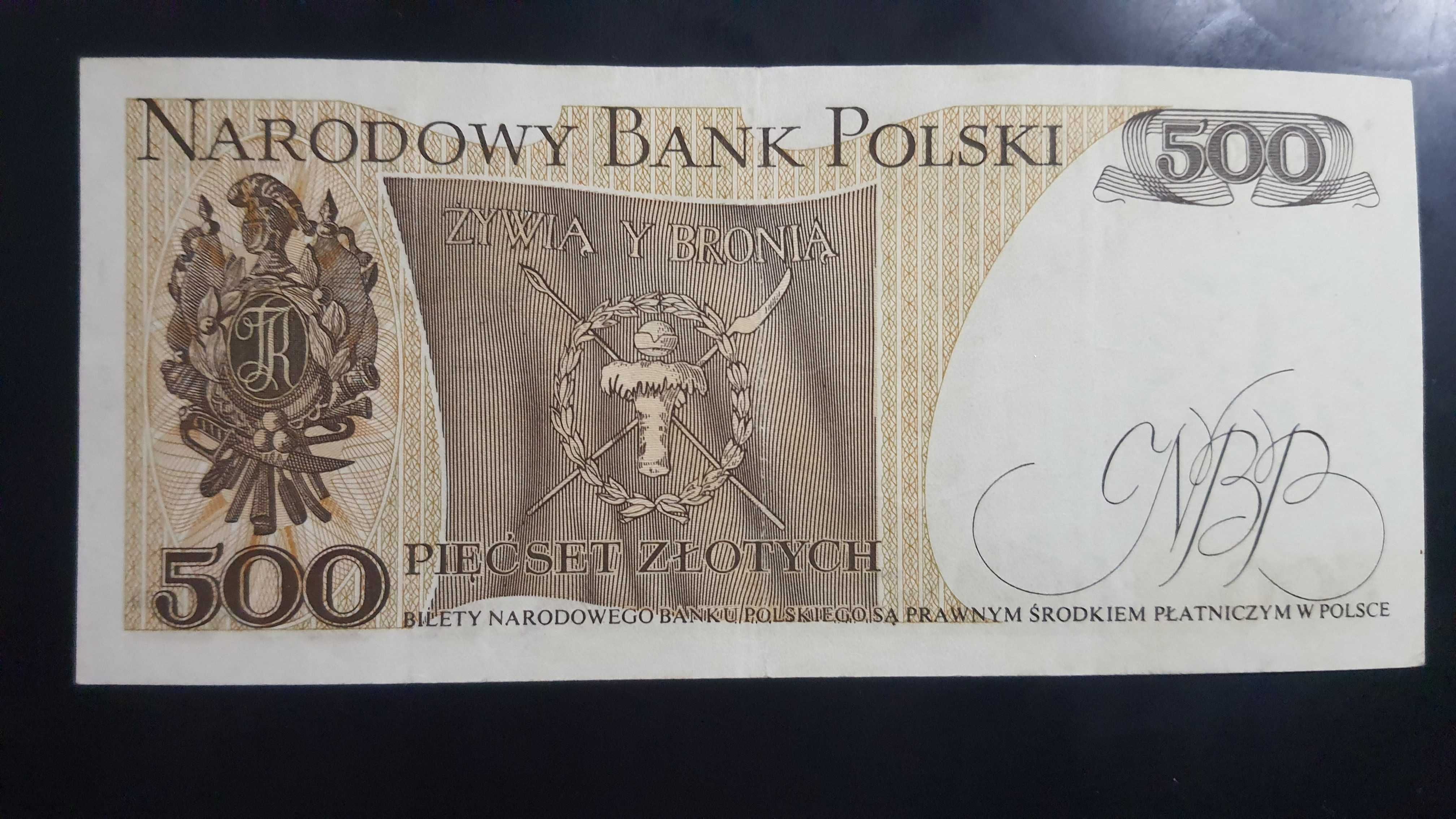 MEGA RZADKOŚĆ !!! 500 złotych 1976 s. AF
