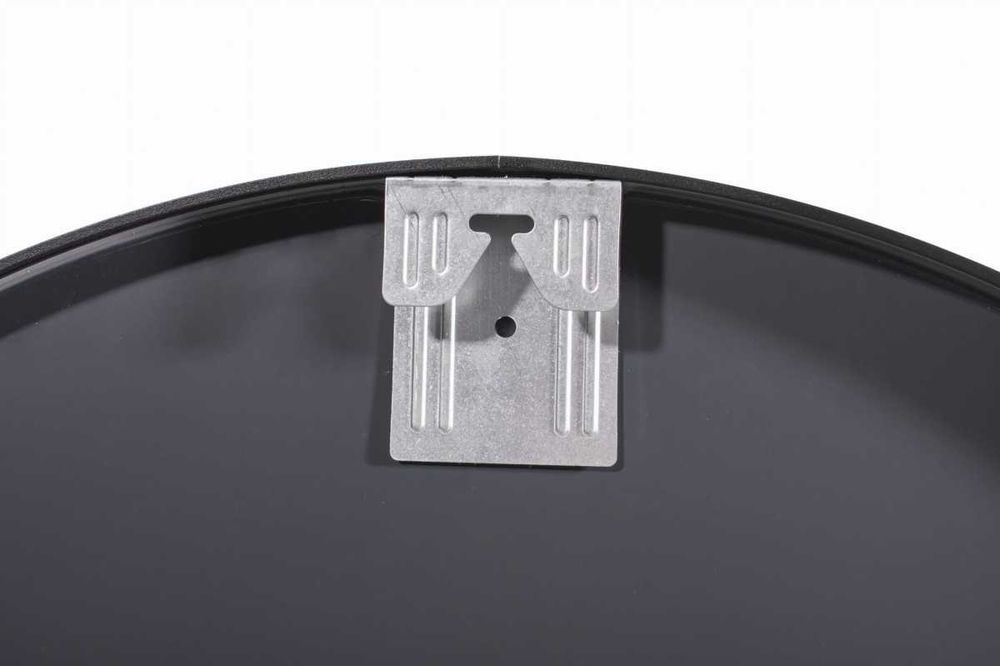 NOWE Lustro Łazienkowe Okrągłe w Ramie Czarne Do Łazienki Przedpokoju