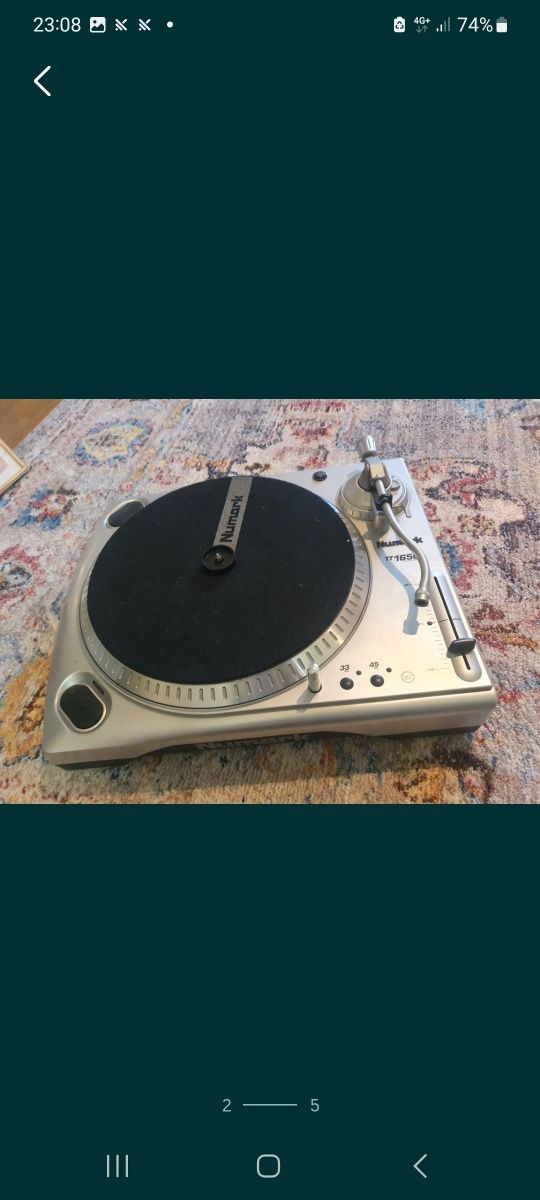2 x Gramofon Numark TT 1650