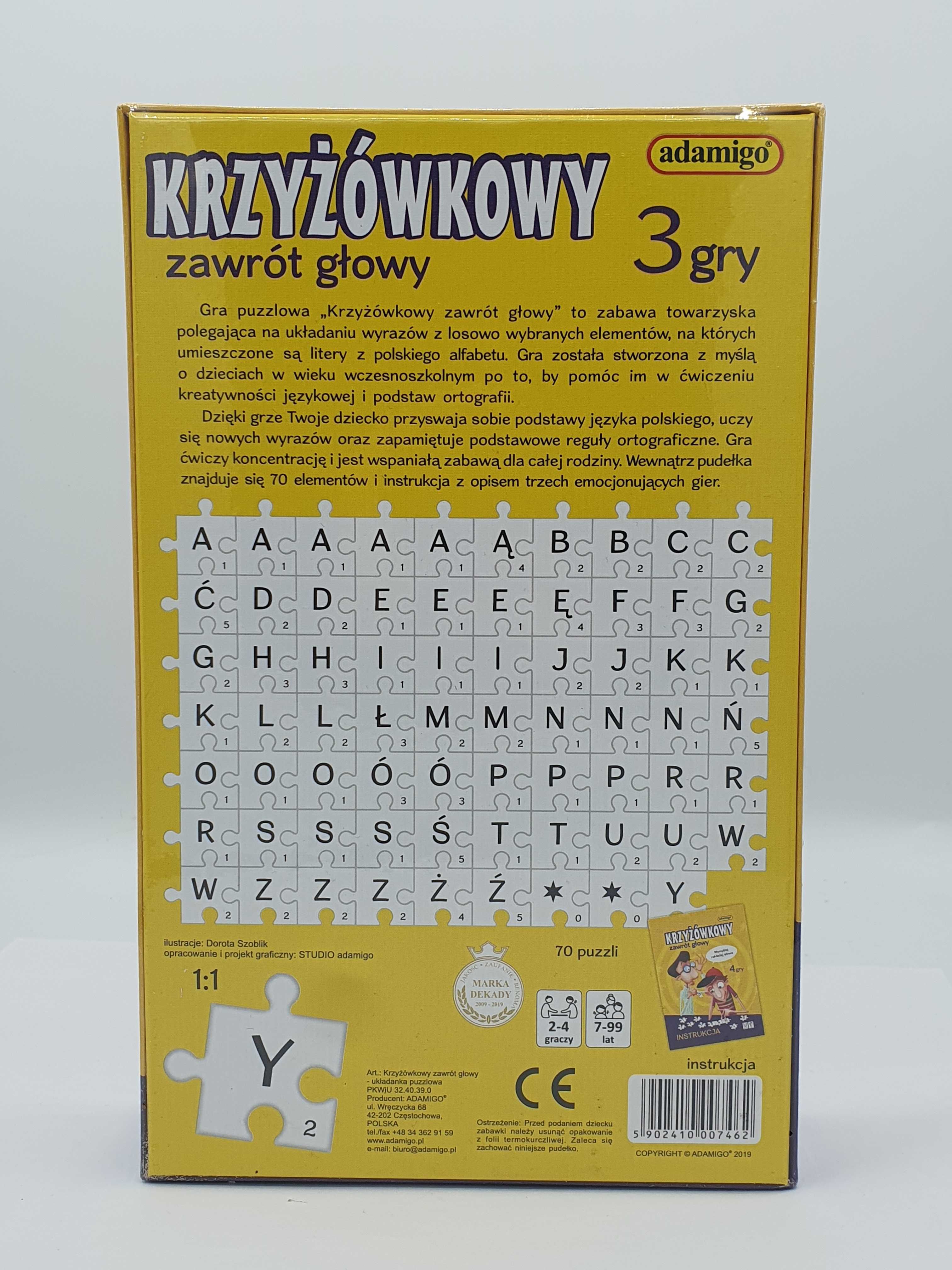 Gra Krzyżówkowy zawrót głowy