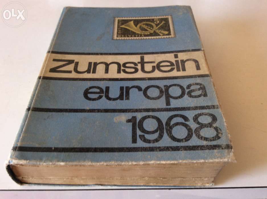 Каталог почтовых марок Zumstein Europa 1968