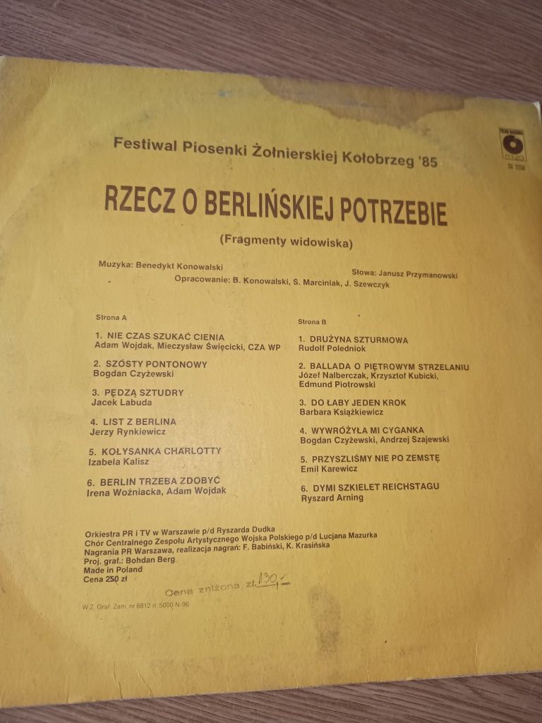 Festiwal piosenki żołnierskiej Kołobrzeg 85