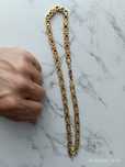 Łańcuch łańcuszek złoty pozłacany gold królewski