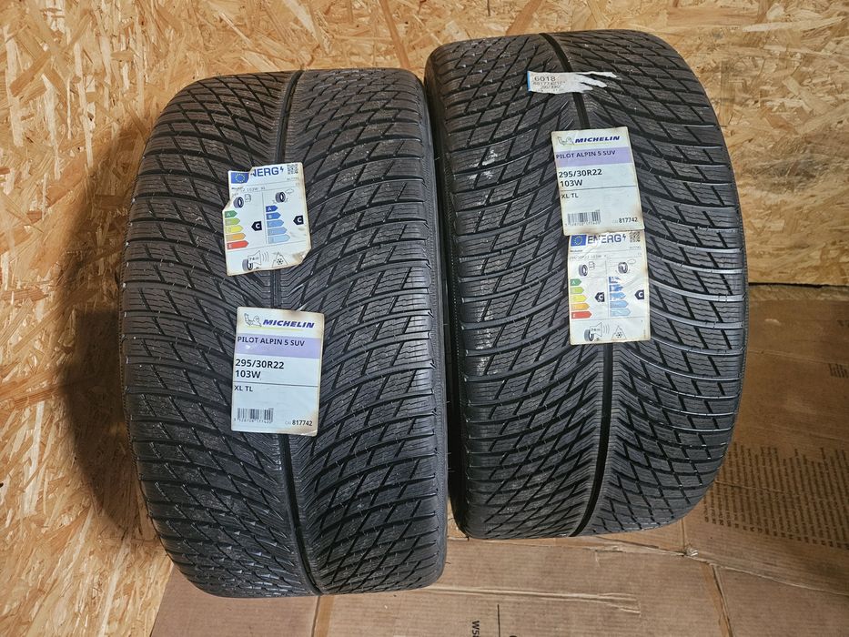 Opony zimowe 295/30/22 michelin pilot alpin 5 2szt.