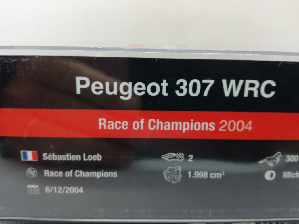 Miniatura 1/43 Peugeot 307 WRC Loeb RC 2004