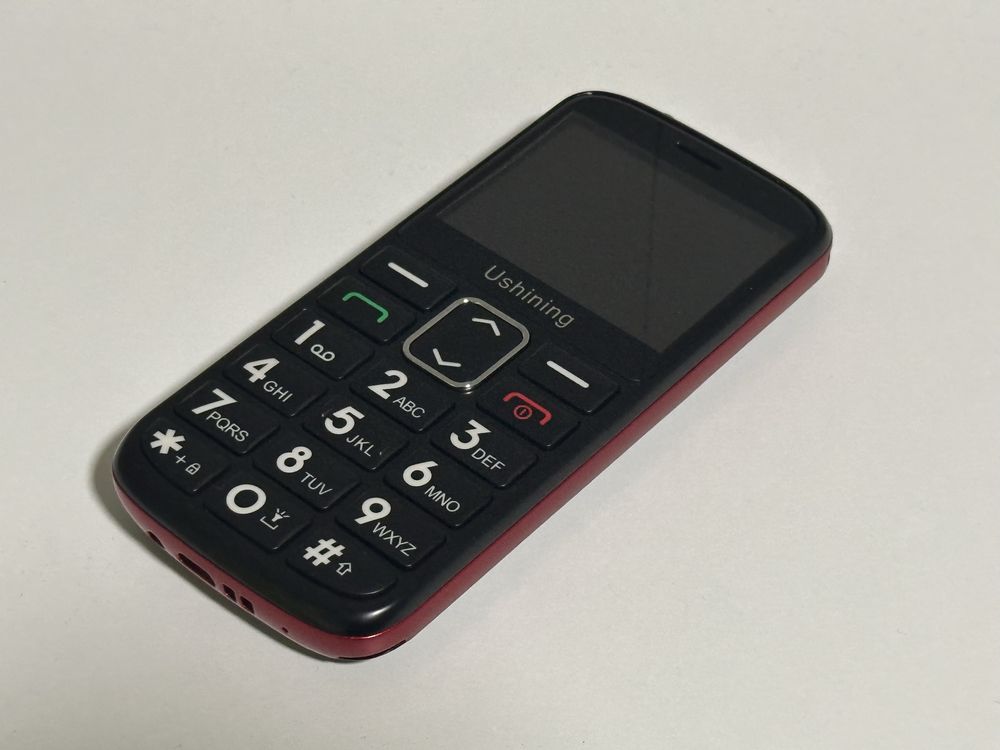 Telefon dla seniorów Ushining M2302 Dual SIM czarny