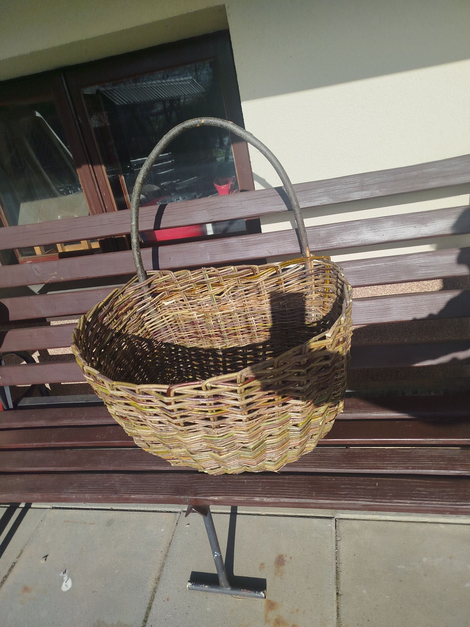 Koszyk na drewno, ziemniaki wiklinowy + gratis