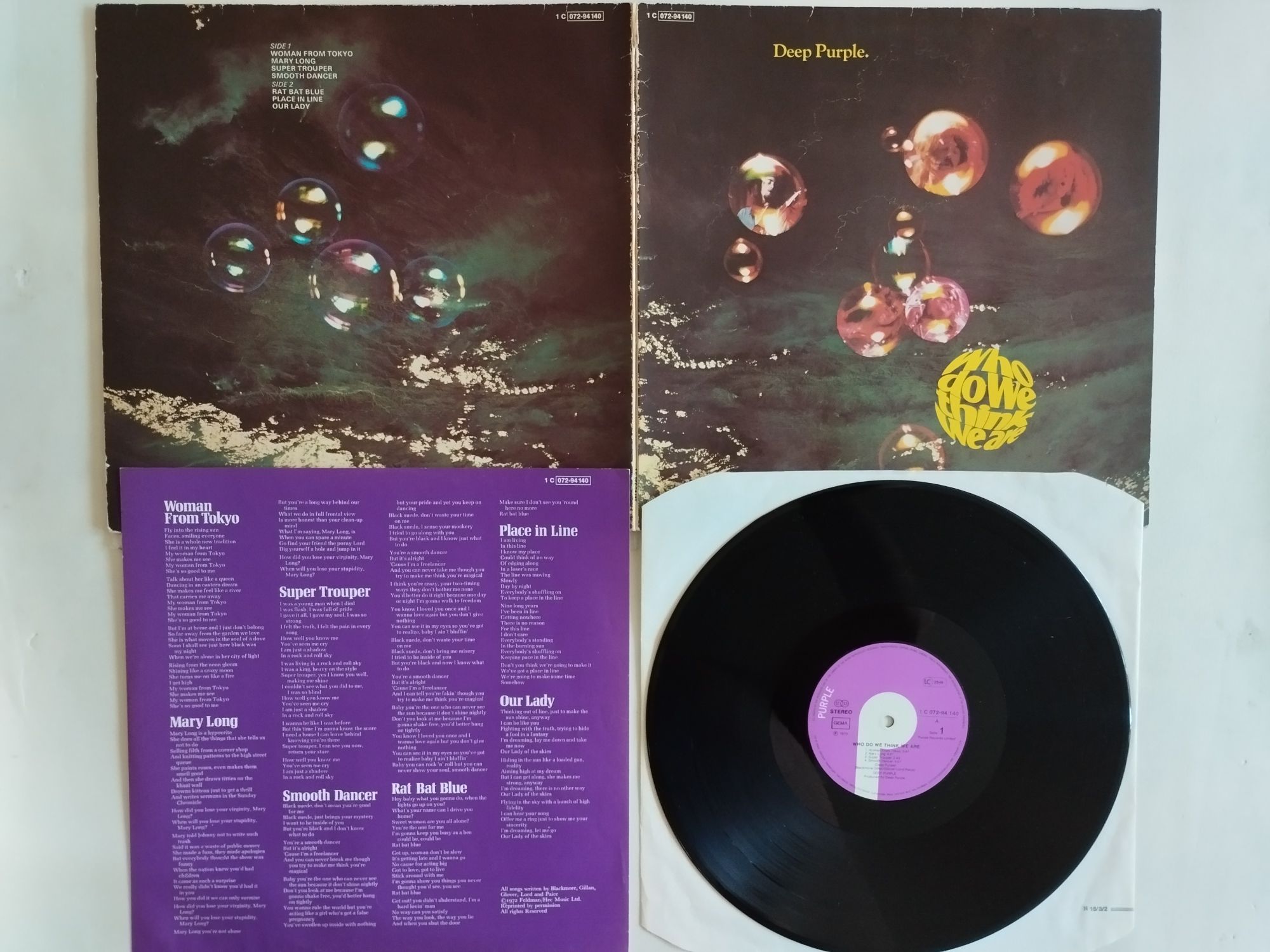 Продам платівки 10 CC, Cockney Rebel , Deep Purple '69'71'73'73'74'87.