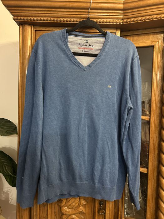 Męski błekitny sweter roz.XL