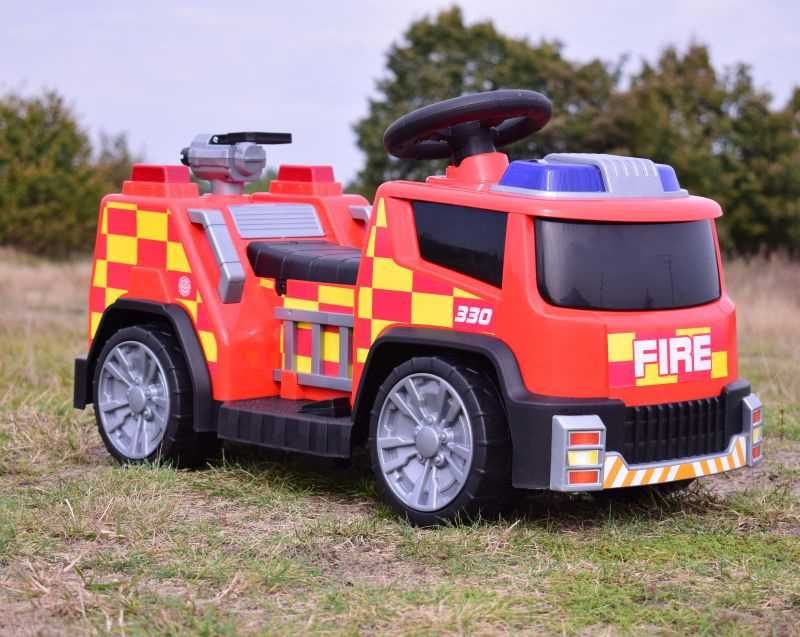 BAWIBUS.PL Auto samochód na akumulator Wóz jeździk STRAŻ POŻARNA autka