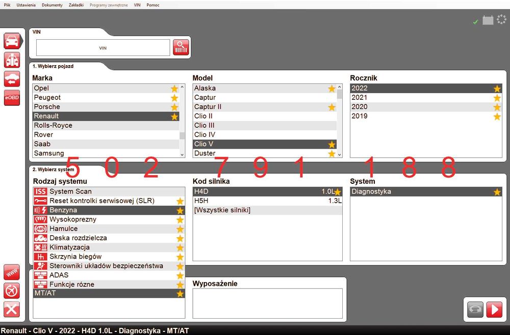 Polski program diagnostyczny do testerów interfejsów multidiag pro +