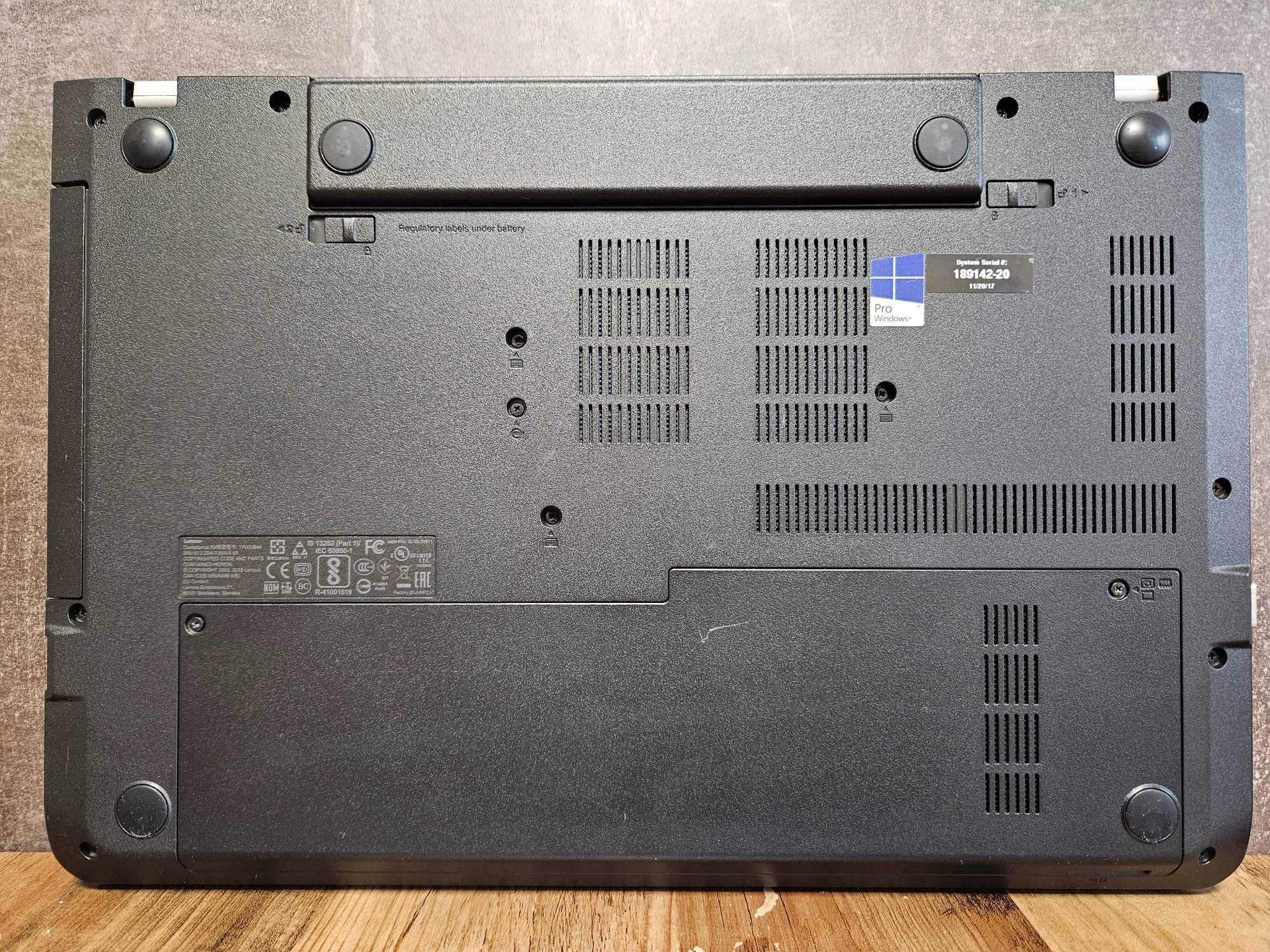 Lenovo ThinkPad E570 15.6 HD i5-6200U/8Gb 16gb/256Gb/Intel HD 520/4%