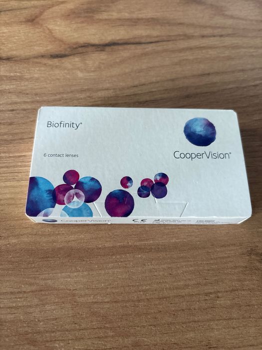 6 Soczewek miesięcznych biofinity moc -3,25 (komplet)