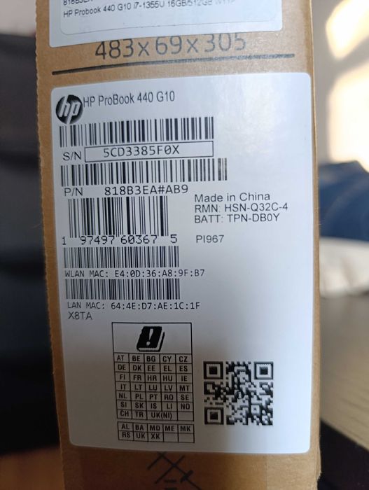 Portátil HP Probook 440 G10 - Intel i7