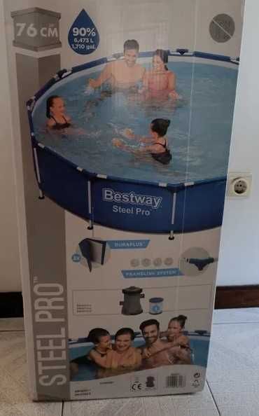 Piscina desmontável Bestway Steel Pro 306x76 cm 3,06m ÚLTIMAS UNIDADES