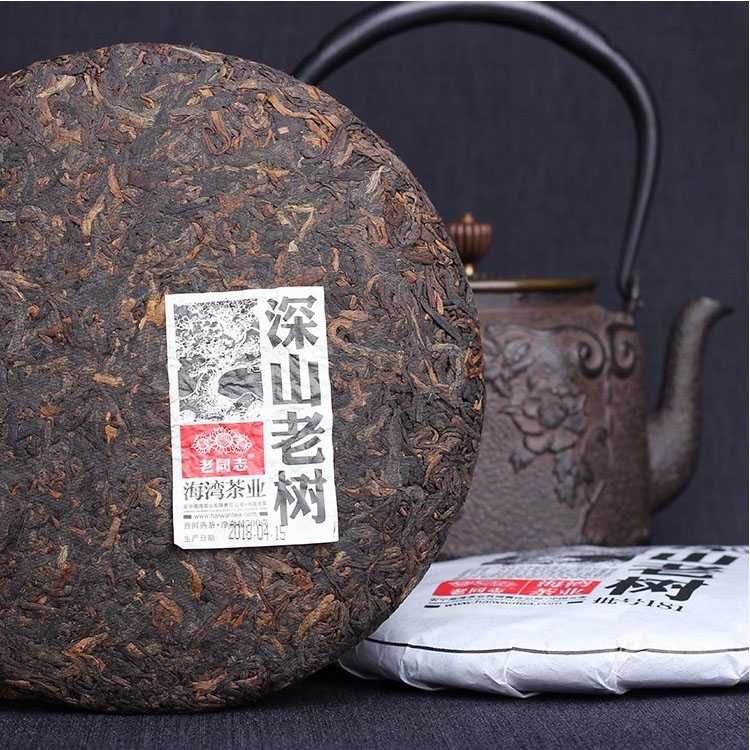 Чай Шу Пуер Хайвань Лао Тун Чжі старе дерево 181 2018 року 500 г