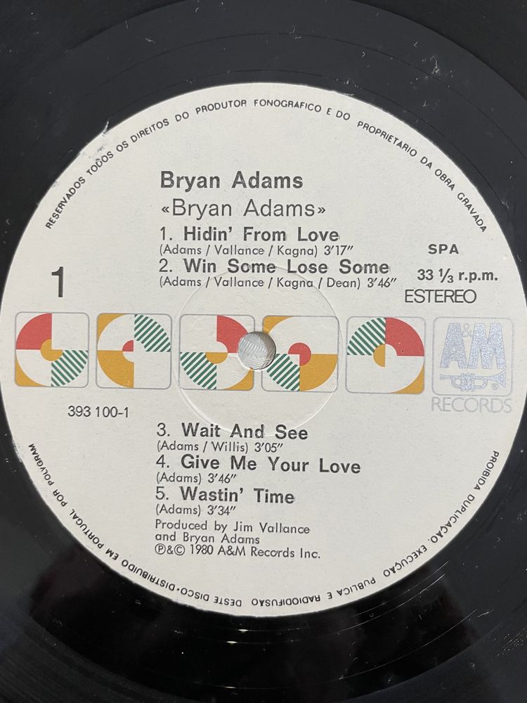 4 vinis - Bryan Adams